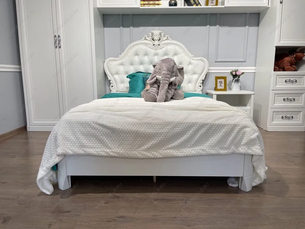 Спальня детская Мишель белый матовый | изображение 15