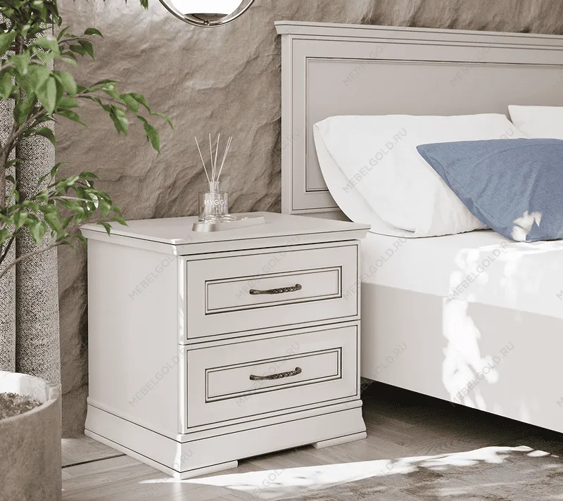 Тумба прикроватная Флоренция KOM2S персидский жемчуг | изображение 3