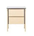 Тумбочка Сканди 2 ящ. (Натуральное дерево/серый ясень) | изображение 3