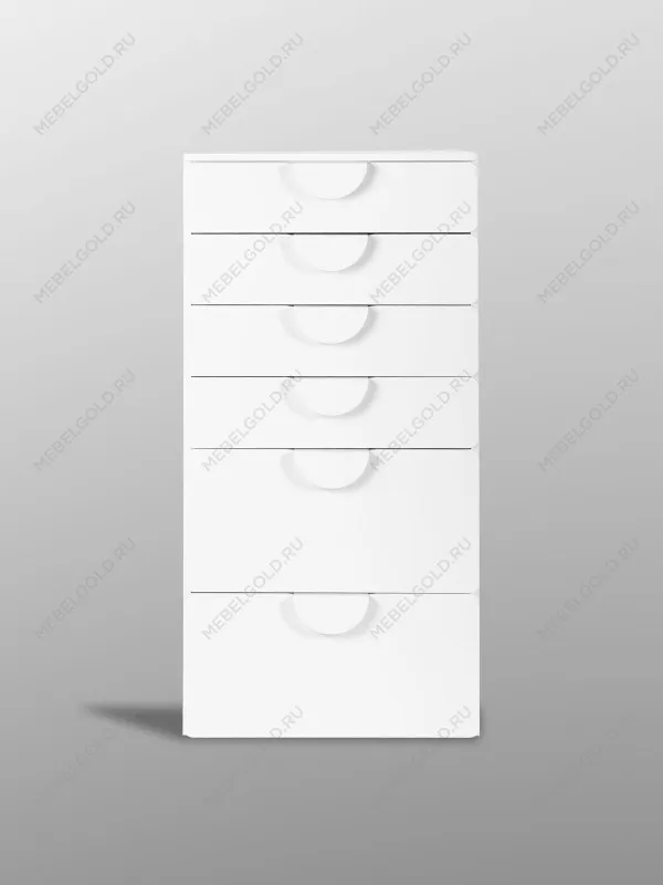 Комод Пикси, 6 ящиков 60x57x120, робкий подснежник | изображение 13