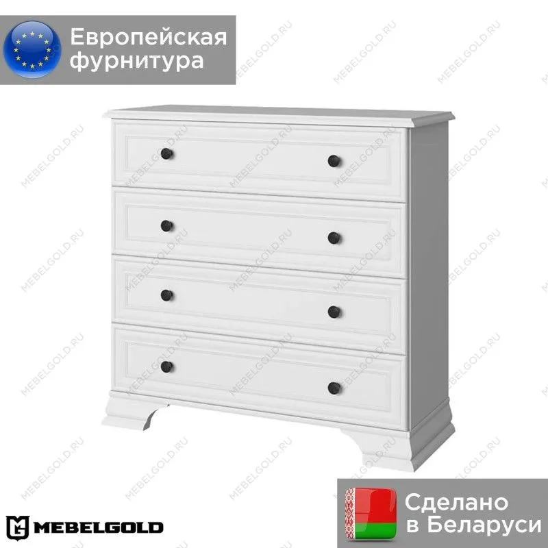 Комод Тиффани 4S белый | изображение 1