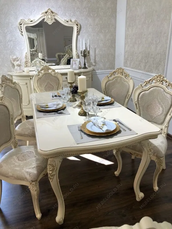 Стол Джоконда крем глянец | изображение 3