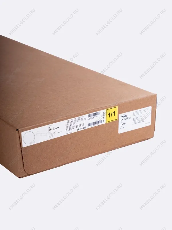 Тумба ТВ Энкель, 2 полки, 160х37x38 см, дуб беленый | изображение 9