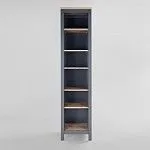 Стеллаж Сага, 50х42х215 см, серый/ясень | изображение 5