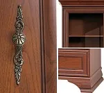 Шкаф с витриной Кентаки REG1W1S каштан | изображение 3