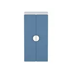 ПИКСИ шкаф распашной с 2 дверьми и полкой 60х57х123, озорной василек | изображение 1