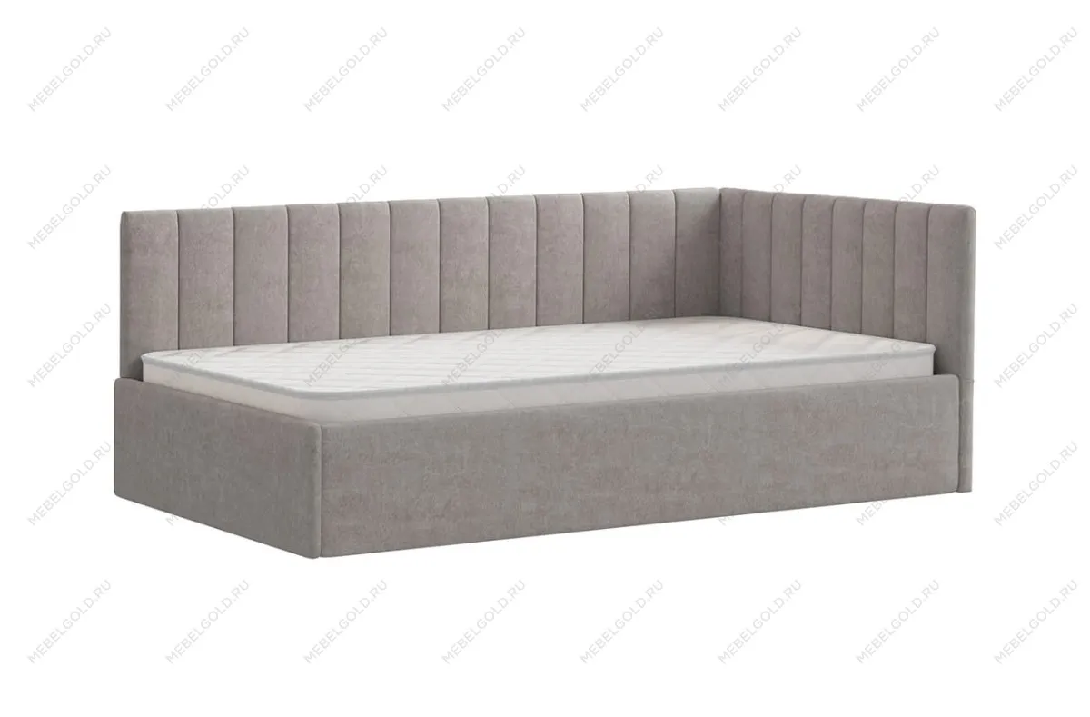 Кровать Сингл 120 угловая с подъемником. Цвет SIMPLE 5 | изображение 1