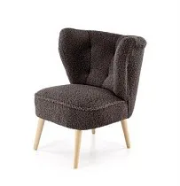 Кресло Halmar MOCCA (темно-коричневый/натуральный)