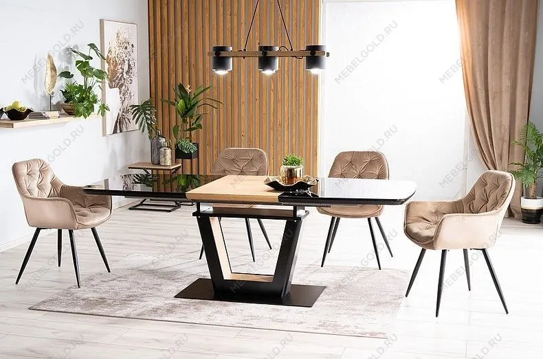 Стул кухонный Signal CHERRY Velvet (серый/черный мат) | изображение 2