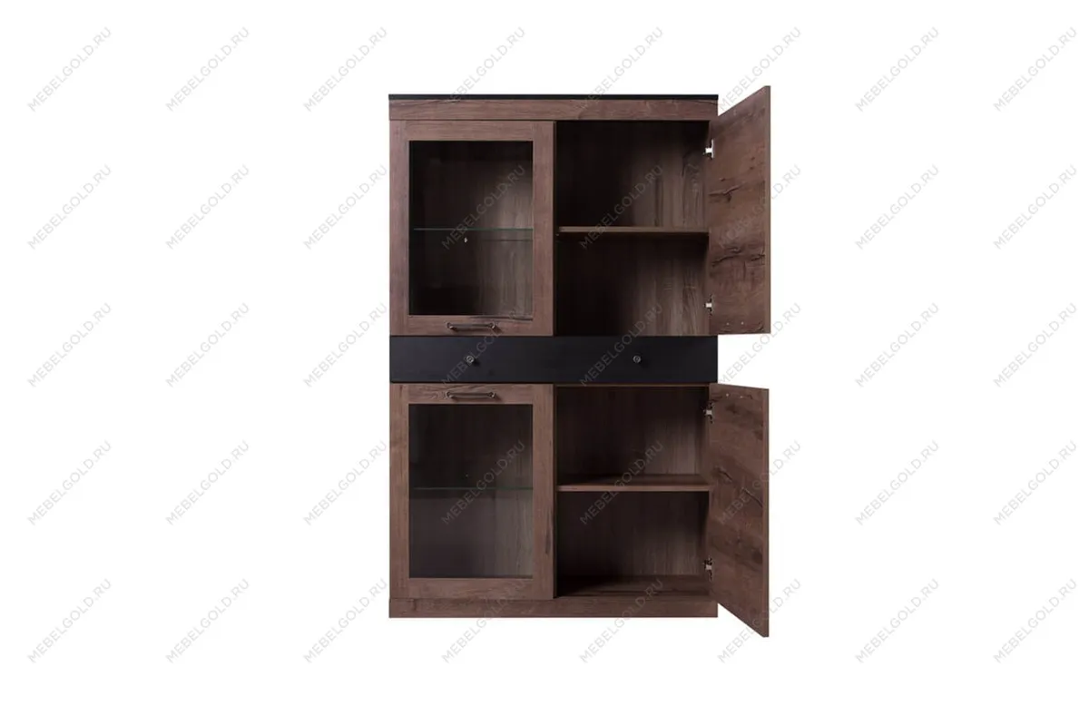 Шкаф с витриной Джаггер 2V2D1S | изображение 2