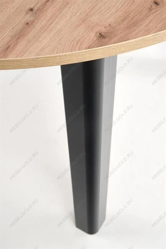 Стол обеденный Halmar RINGO раскладной (дуб артизан/черный) | изображение 4