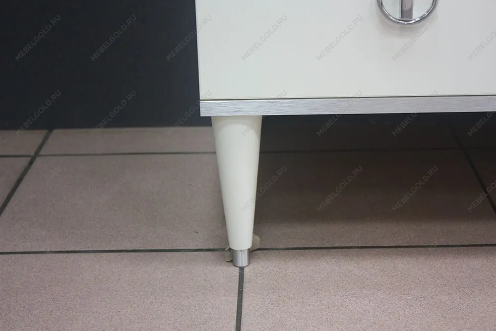 м. Марьина Роща - Комод узкий c планкой Римини СОЛО (белый серебро) РМКМ-2 (s) | изображение 5