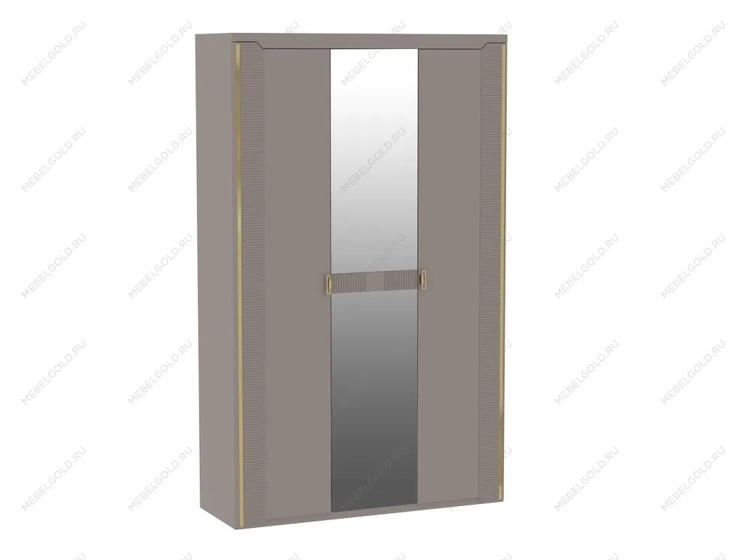 Шкаф 3-дверный, Сиде (1410*523*2304) Мокко, 12610