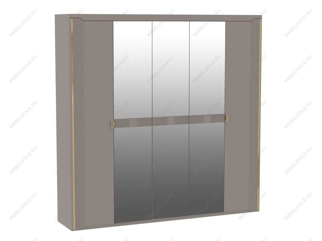 Шкаф 5 дверный, Сиде (2312*523*2304) Мокко, 12612