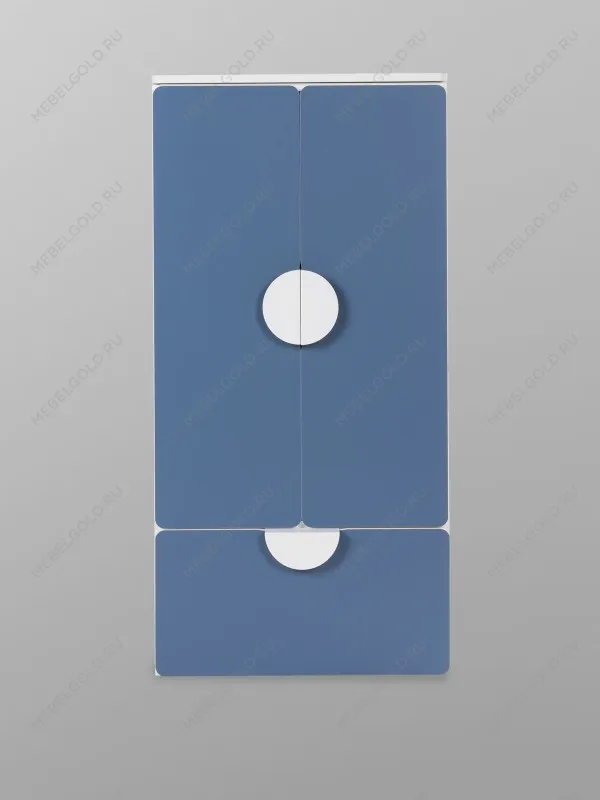 Шкаф распашной Пикси, с двумя дверьми, полкой и одним выдвижным ящиком 60х57х120, озорной василек | изображение 8