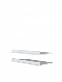 м. Марьина Роща - Комплект полок для обуви МОБИ (MOBI) POLB/75 (2 шт.) к шкафу REG/75, белый