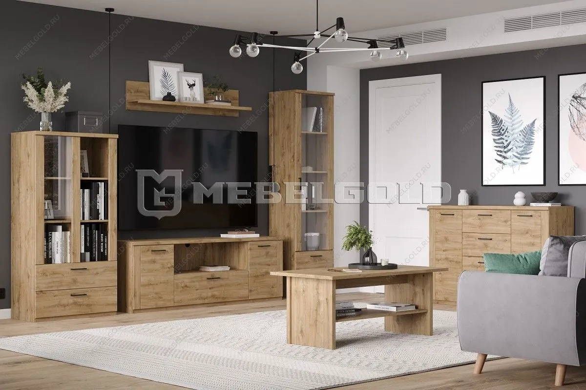 Шкаф с витриной Дорсет 1V2S | изображение 4