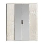 Шкаф Гравита 4-дверный белый глянец | изображение 1