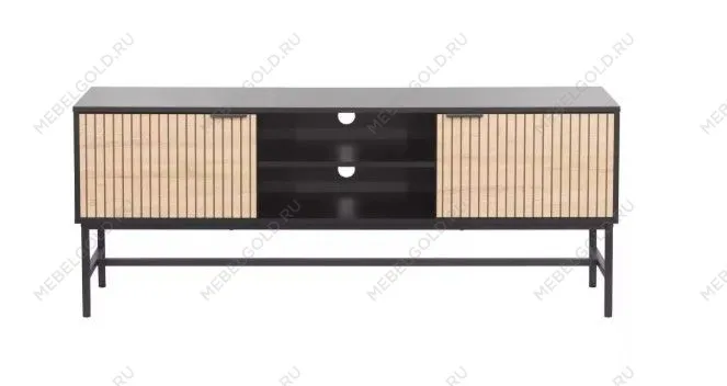 Тумба под телевизор Signal MAGO RTV-1 150 (дуб/черный мат) | изображение 1