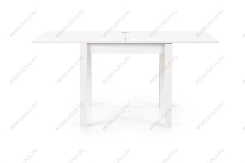 Стол обеденный Halmar GRACJAN раскладной (белый) 80-160/80/76 | изображение 4