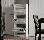 БРИМНЭС / СИРИУС тумба ИКЕА / IKEA для обуви 60х143 белая | изображение 5