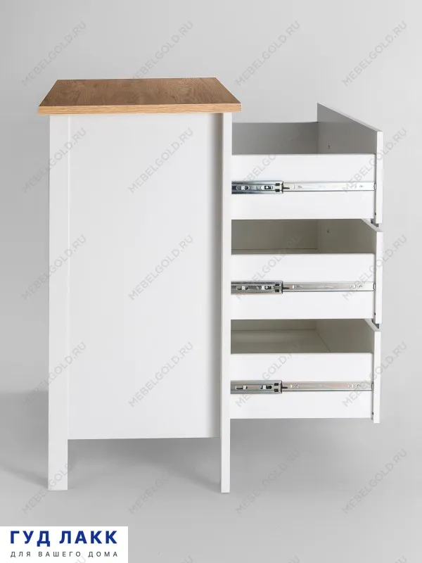 Комод Сага, 92х51х100 см, белый/ясень | изображение 8