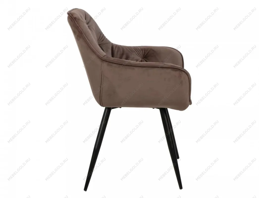 Стул кухонный Signal CHERRY Velvet Bluvel 38 (капучино/черный) | изображение 2