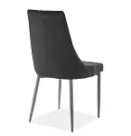 Стул кухонный SIGNAL TRIX B VELVET (черный/черный мат) | изображение 1