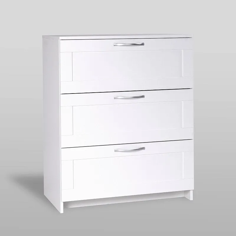 Комод Сириус, 3 ящика, 78х41х94 см, белый | изображение 9