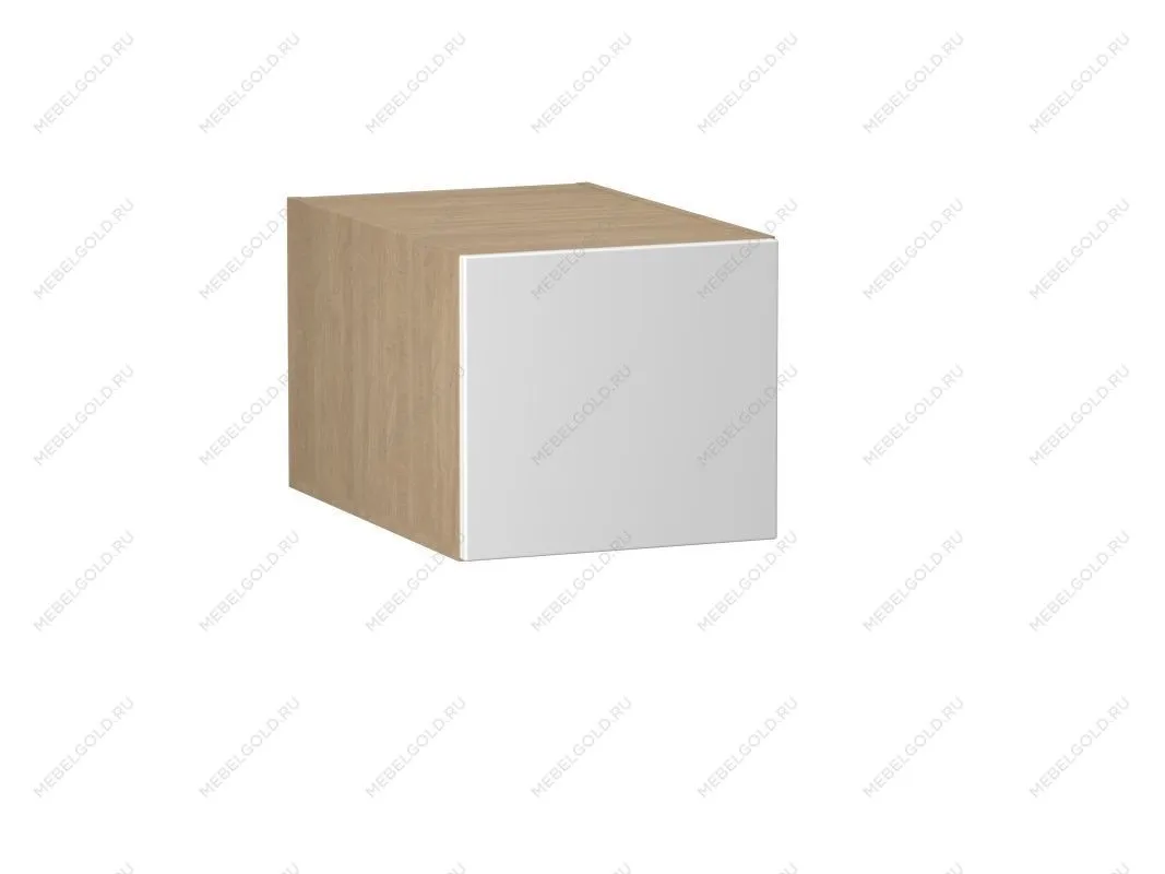 Шкаф АГ-40, Женева (400*586*360) Дуб Палермо/Белый матовый, 22427