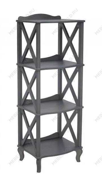 Этажерка-стеллаж Джульетта-3 (серый ясень )