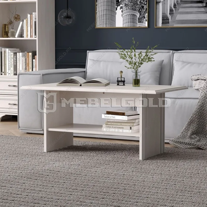 Стол журнальный Тиффани вудлайн кремовый | изображение 1