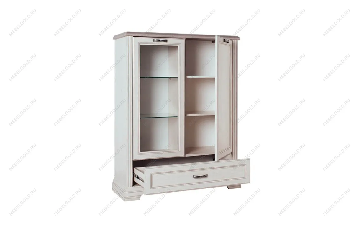 Шкаф с витриной Монако 1V1D1SL | изображение 2