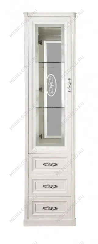 Витрина Мишель 1-ств белый матовый - Выставка Балашиха | изображение 1