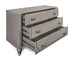Комод Лали 3 ящика серый камень | изображение 1