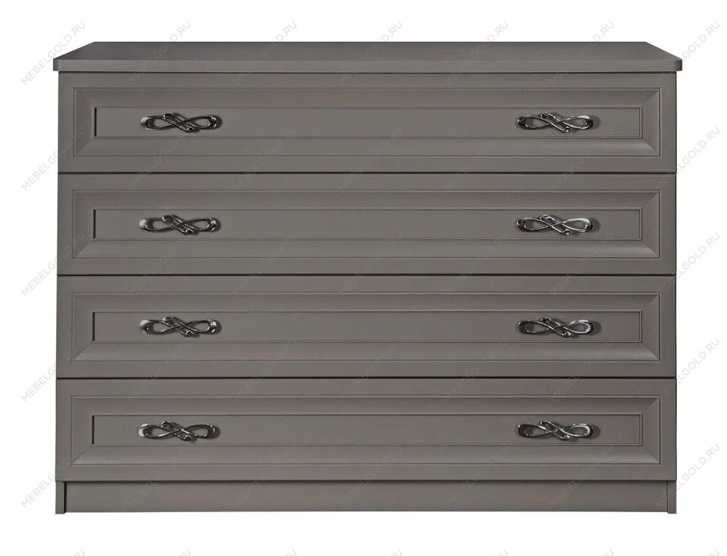 Комод Мишель Лайт 4 ящика серый камень | изображение 1