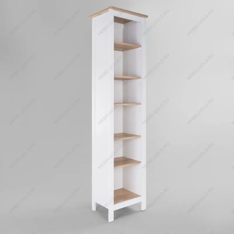 САГА стеллаж 50 белый/ясень | изображение 1