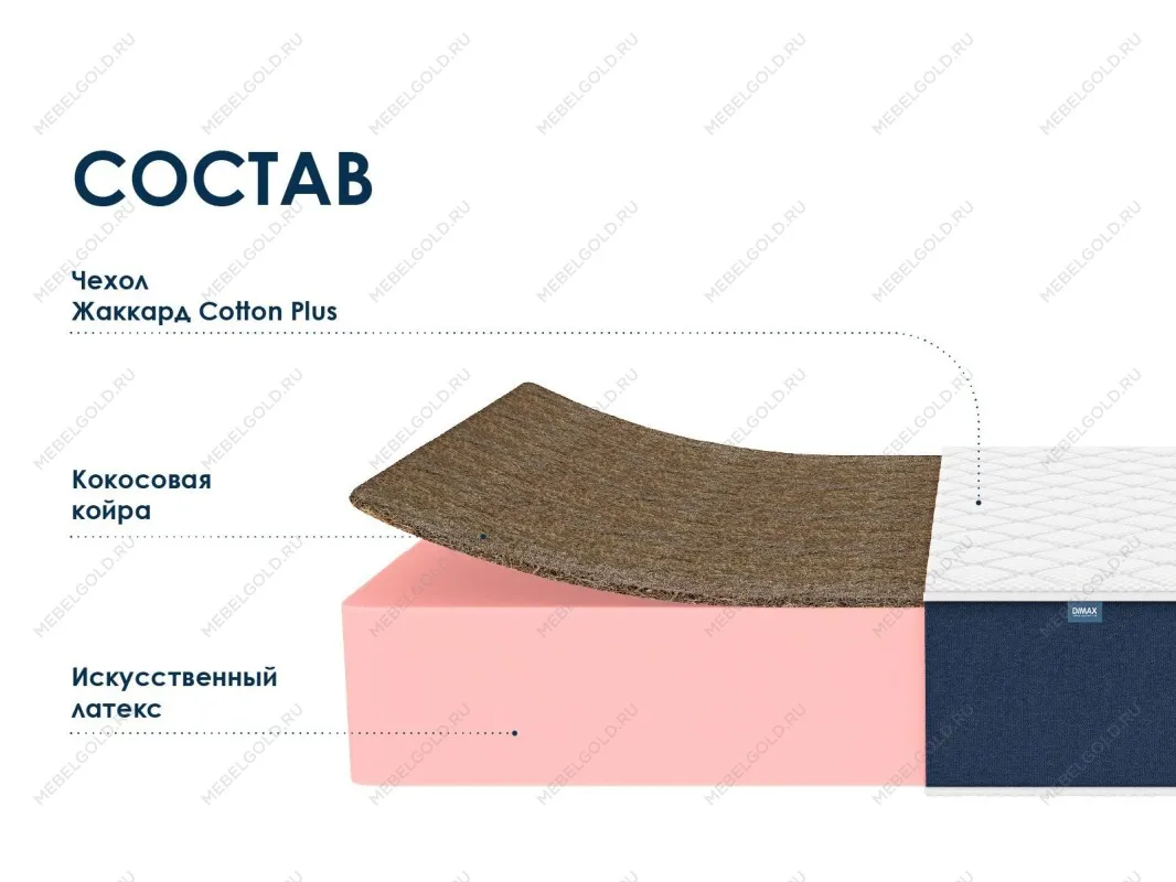 Матрас Практик 29 кокос 160х200 | изображение 1