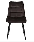Стул Signal CHIC Velvet Bluvel 48 (коричневый/черный мат)  | изображение 2