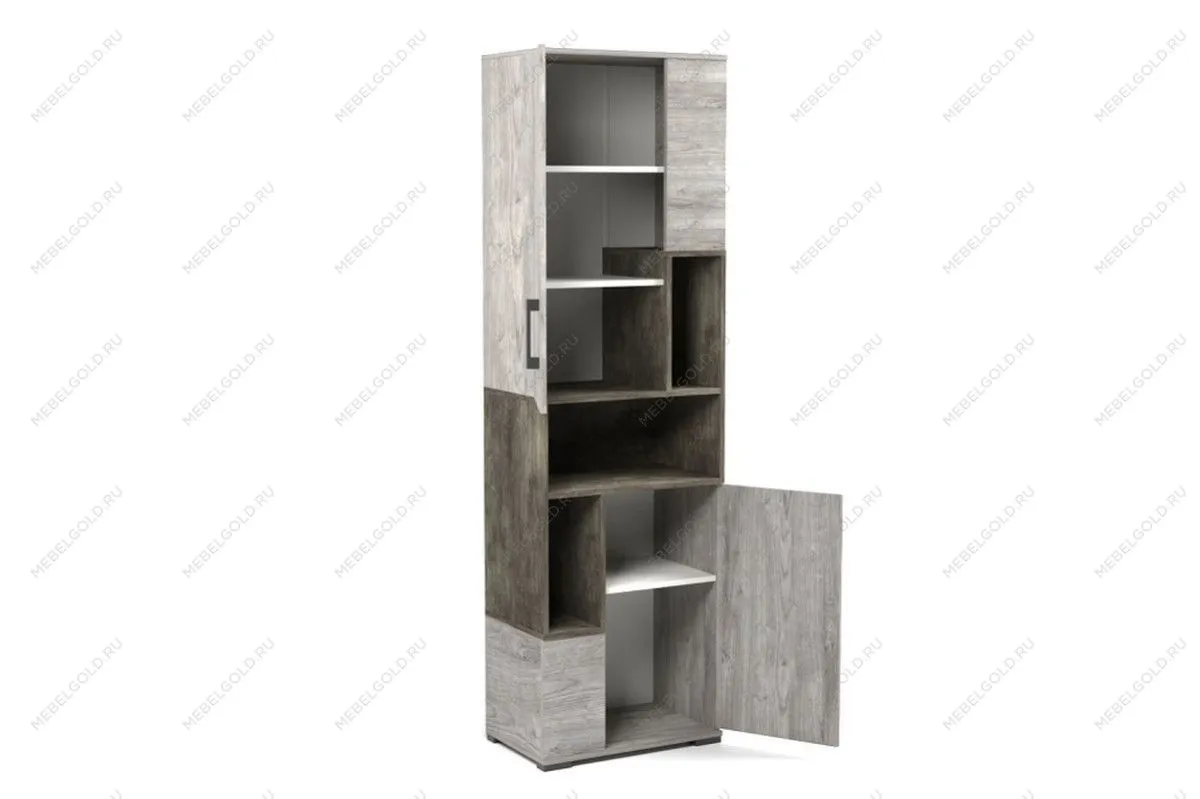 Пенал Д-10 открытый, Денвер (600*380*2020) Риббек серый, 31313 | изображение 2