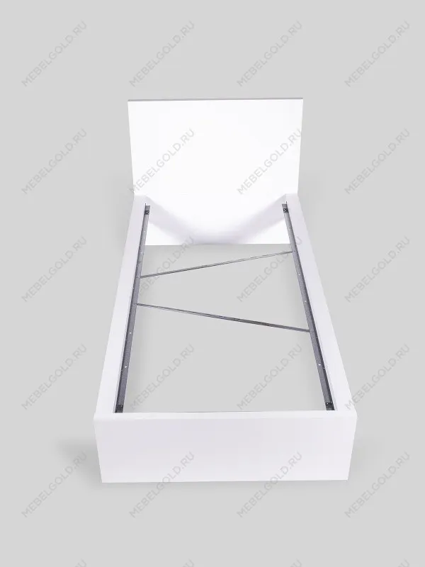 Кровать односпальная Варма СЭНГ, 90х200см, эмаль, белая | изображение 8