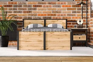 Кровать Лофт LOZ120х200