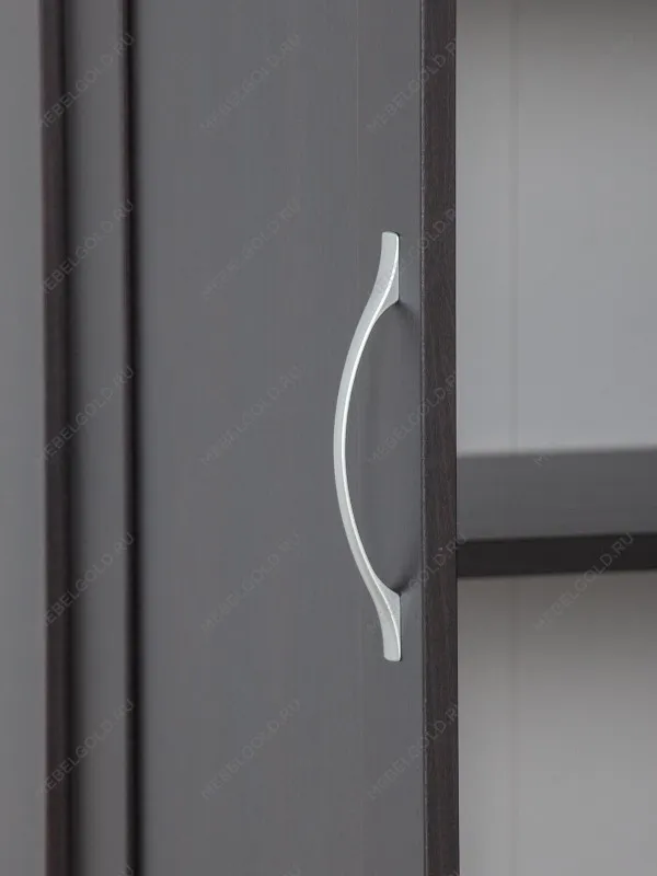 Тумба Сириус, 2 двери, 78х41х95 см, дуб венге, черно-коричневая | изображение 3