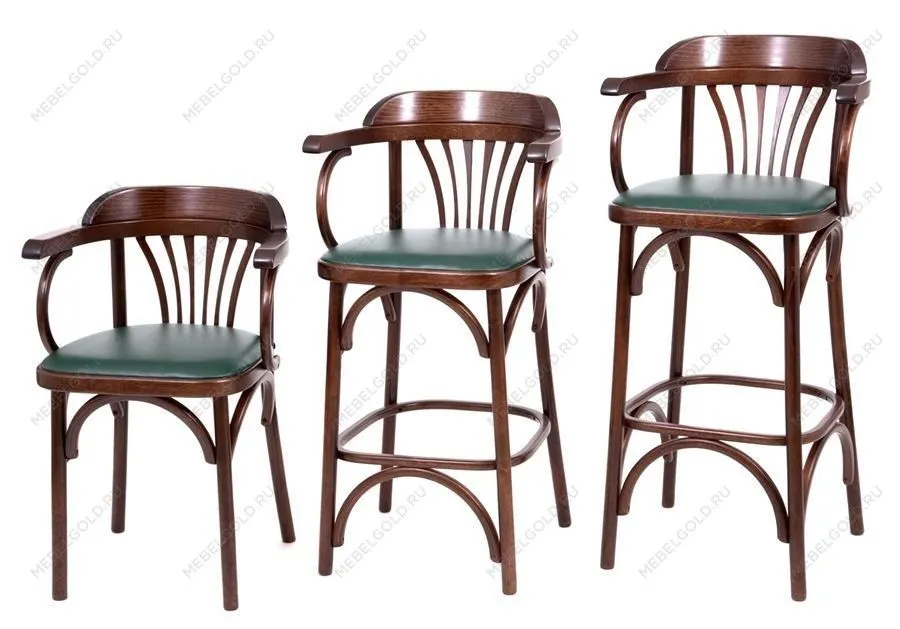 Стул Михаэль мягкий (темный тон, экокожа зеленая) | изображение 9