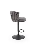 Стул барный Halmar H125 (серый/черный) | изображение 3