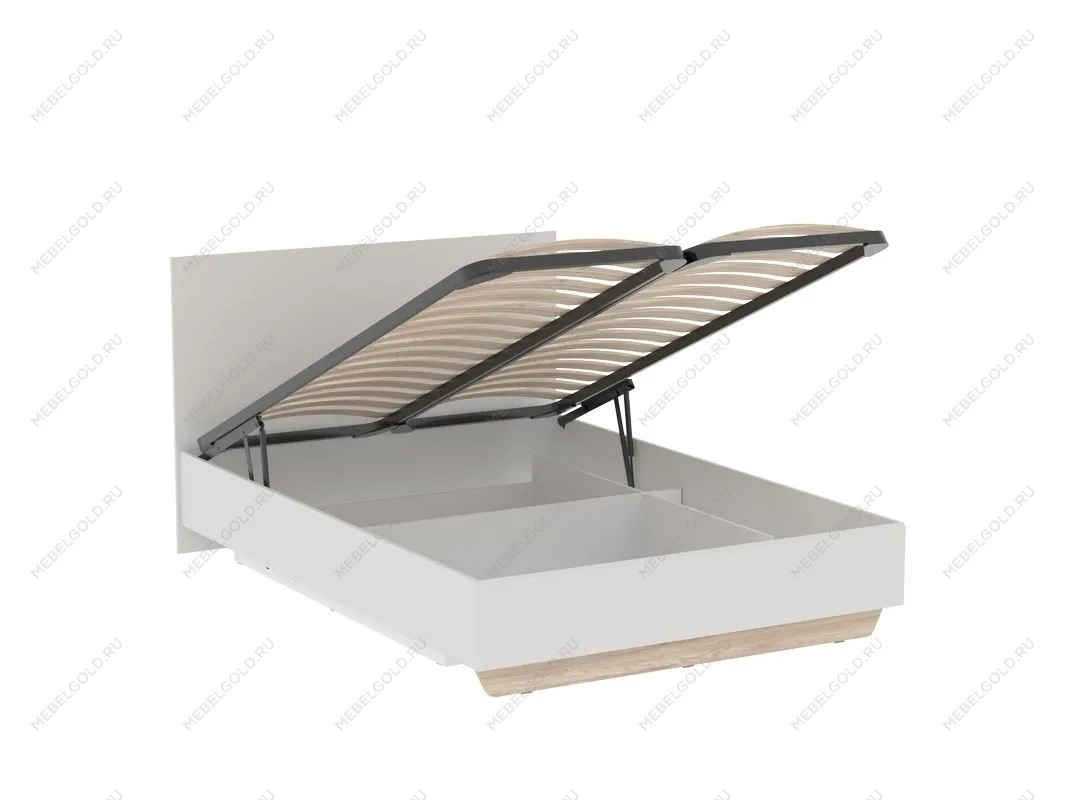 Кровать 1400 с подъемным механизмом, Аврора (1466*2063*1004) Дуб Мария/Кашемир