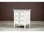 Тумба прикроватная 3 ящика Manhattan (Молочный) | изображение 4