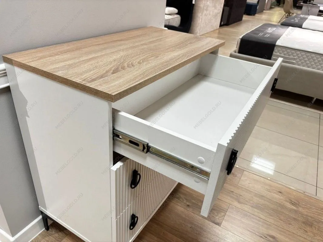 Комод Стелла 3 ящика белый | изображение 1