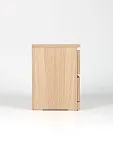 Тумба прикроватная Варма, 2 ящика, 40х55х40 см, шпон натурального дерева, дуб беленый | изображение 11