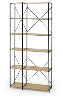 Стеллаж Halmar REG19 (дуб сонома/черный)
